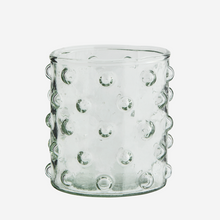 Load image into Gallery viewer, Clear Spotted Drinking Glass Cup
