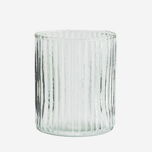Load image into Gallery viewer, Drinking glass w/ grooves
