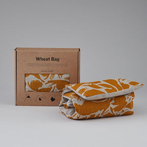 Yellow Printed Hot / Cold Wheat Bag