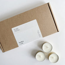 Load image into Gallery viewer, Fig &amp; Cassis Soy Wax Tealights Gift Box of 15
