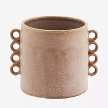 Load image into Gallery viewer, Ringed Edge Rose Terracotta Planter -L
