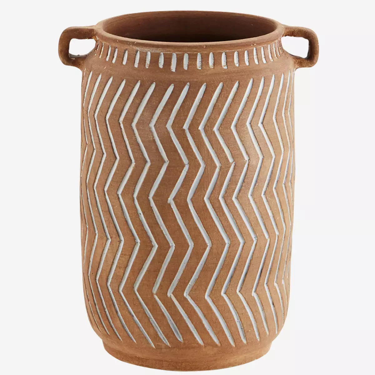 Terracotta Vessel with Urn Handles