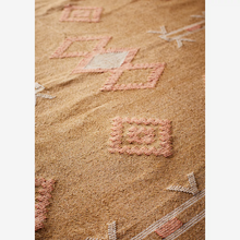 Load image into Gallery viewer, Handwoven Cotton Embroidered Rug
