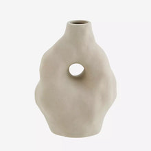 Load image into Gallery viewer, Off White Lumpy Hole Vase
