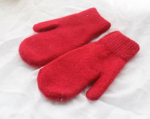 Angora Double Layer Mittens