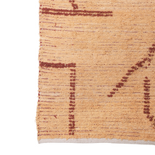 Load image into Gallery viewer, Peach Cotton Tufted Runner Rug
