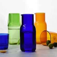 Load image into Gallery viewer, Coloured Water Jug &amp; Drinking Glass…
