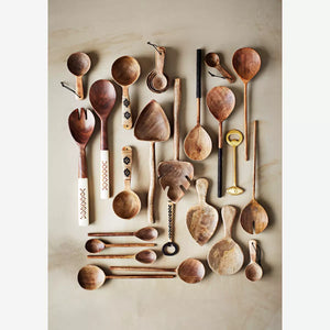 Short Round Wooden Spoon