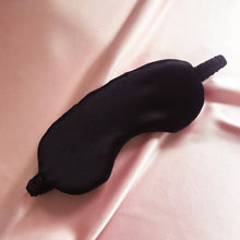 Load image into Gallery viewer, Black Silk Eye Mask
