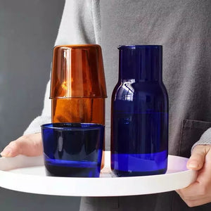 Coloured Water Jug & Drinking Glass…