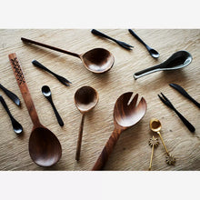 Load image into Gallery viewer, Short Round Wooden Spoon
