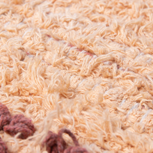 Load image into Gallery viewer, Peach Cotton Tufted Runner Rug
