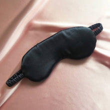 Load image into Gallery viewer, Black Silk Eye Mask
