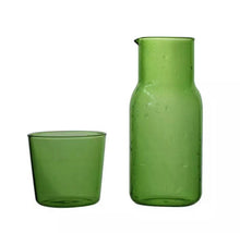 Load image into Gallery viewer, Coloured Water Jug &amp; Drinking Glass…
