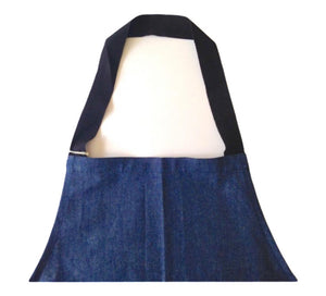 Denim Apron with Patch Pocket