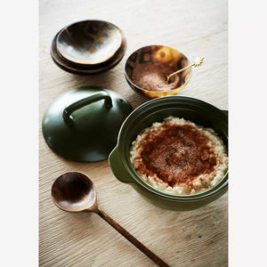 Short Round Wooden Spoon