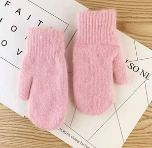 Angora Double Layer Mittens