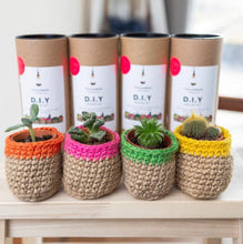 Load image into Gallery viewer, DIY Jute Twine Pot Making Crochet Kit
