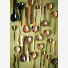 Load image into Gallery viewer, Pair of Wooden Salad Servers
