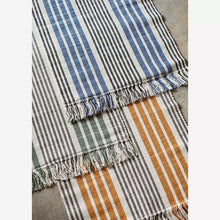 Load image into Gallery viewer, Striped Cotton Bath Mat
