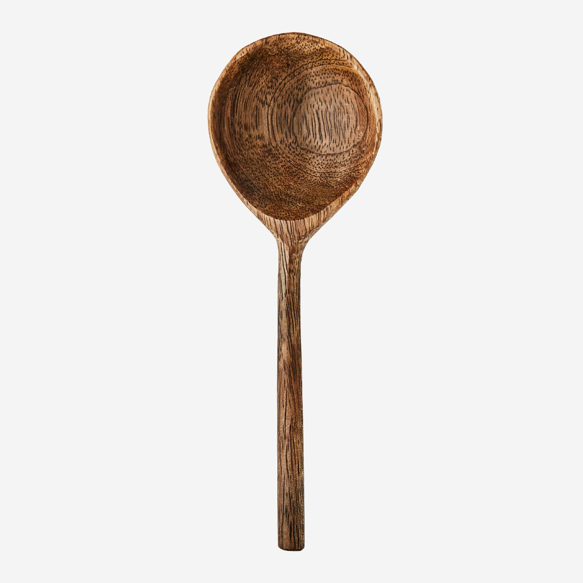 Short Round Wooden Spoon