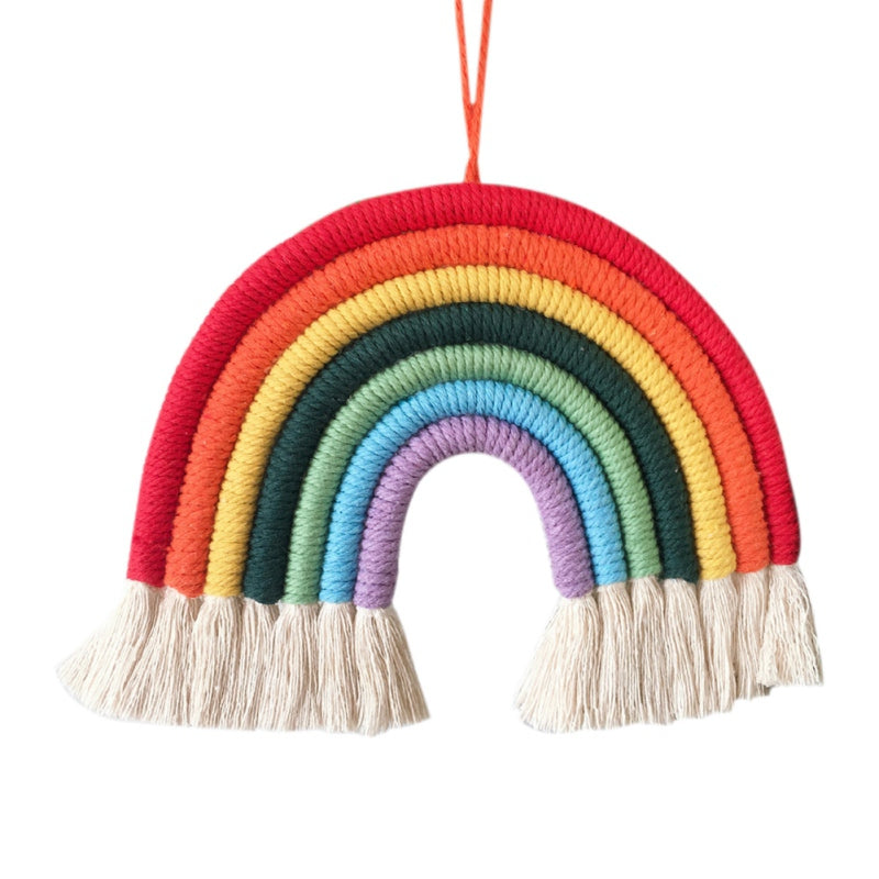 Handwoven Rainbow Wall Hanging