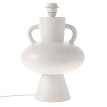 Load image into Gallery viewer, White Table Lamp Base with Handles
